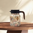 thumbnail image 1 of WIFKLSIIPG Vintage Floral Pattern Tea Tea Pot Vintage Floral Pattern Tea Built in Infuser Mini Hot Coffee Pot Stainless Steel Thermal Carafe with Lid for Hot Drinks, 1 of 3