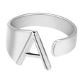 thumbnail image 1 of EGNMCR Rings Fashion Couple Ring Twenty Six English Letter Open Ring Couple Jewelry Letter ring, 1 of 1