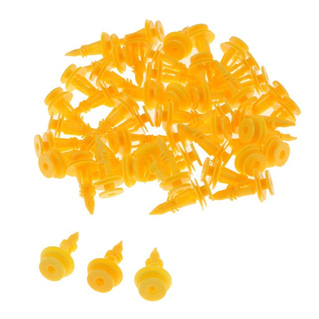 Transemion 50x Easy To Clip Door Panel Retainer For Tail Door Panels Speakers Panel Clips Style A 1Set