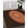 thumbnail image 3 of Ahgly Company Tapis Rectangulaire Lavable en Machine Intérieur Transitionnel Acajou Brun, 3 Pieds x 5 Pieds, 3 of 7