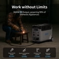 thumbnail image 2 of ABOK Ark3600 Solar Generator With Two Extra Battery Pack 3840B, Expandable to 11520Wh, Power Station for Home Backup Activity, 2 of 9