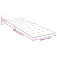 thumbnail image 4 of vidaXL Sun Lounger Cushion Black Check Pattern Oxford Fabric, 4 of 5