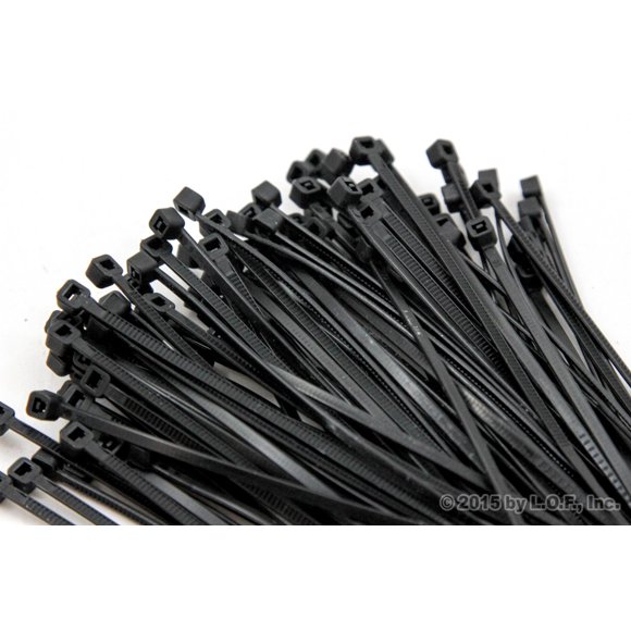 500 Heavy Duty 14 Inches 120 Pound Cable Zip Tie Down Strap Wire Nylon Wrap Black