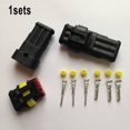 thumbnail image 2 of Waterproof Wire Connector Plug1P 2P 3P 4P 5P 6Pin Way Superseal Car Boat Motorcycle Clip Kit Power Tools Electrical Accessories, 2 of 5