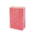 thumbnail image 2 of QTOCIO Colorful Plaid Kraft Paper Bag Gift Wrap Small Gift Paper Bag Cute Storage Organizer Bag, 2 of 4
