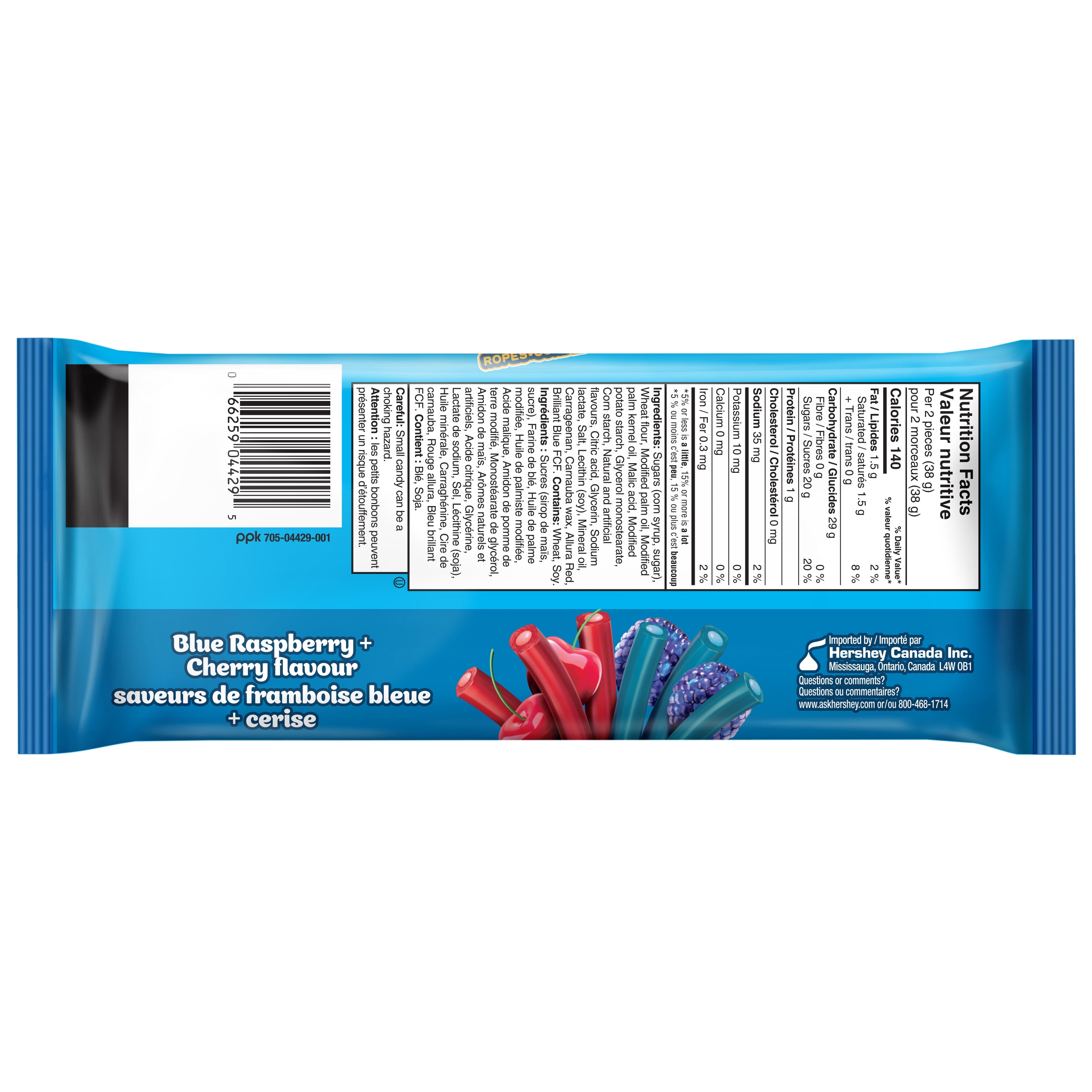 Cordes JOLLY RANCHER framboise bleue et cerise, 283 g
