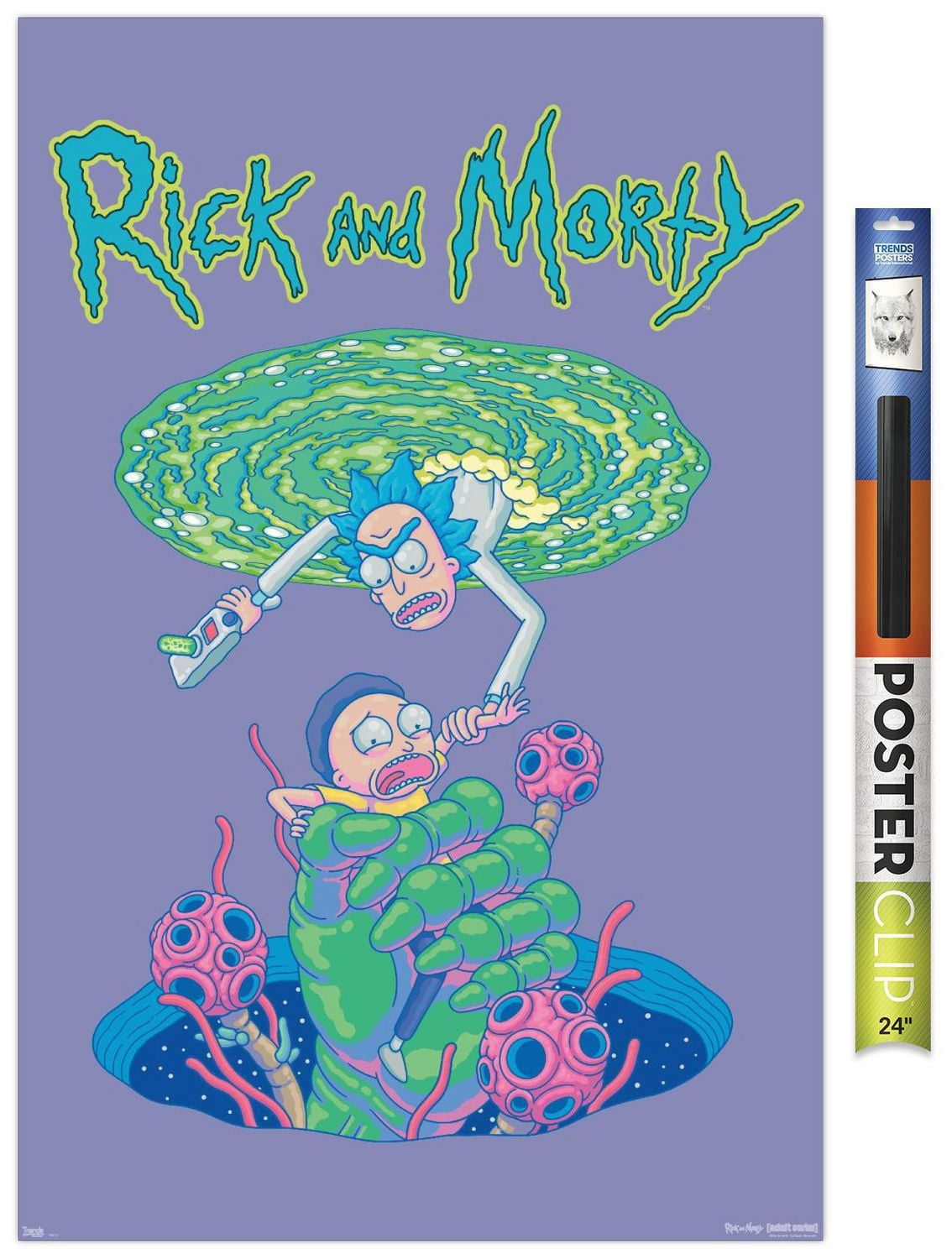 Rick And Morty - Portal Fall Wall Poster, 22.375" x 34"