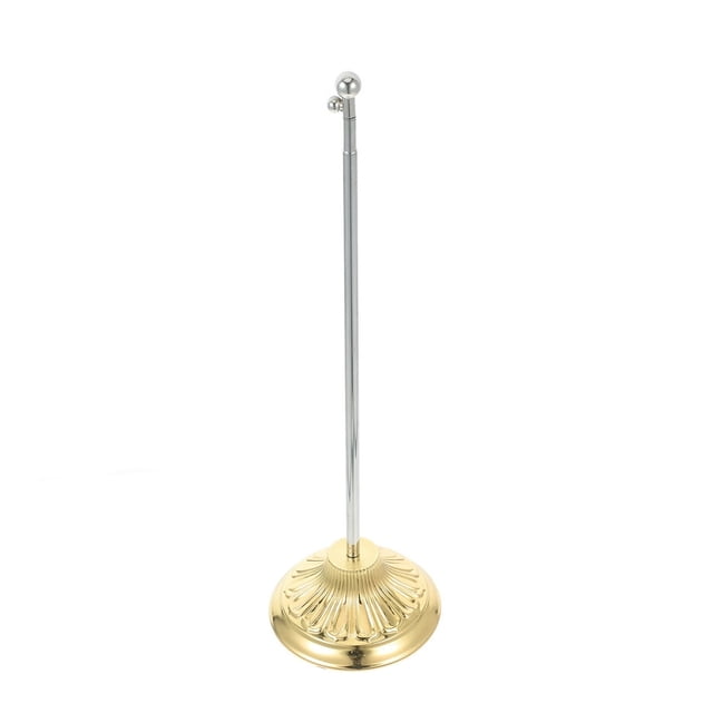 HAOANSmall Flag Pole Stand Office Flag Stand Flag Stand Base Small Table Flag Stand Metal Flag Stand Banner Pole Stand Lawn Flags Holder for Home Office