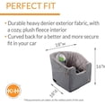 thumbnail image 4 of K&H Bucket Booster Pet Seat Gray Small, 4 of 7
