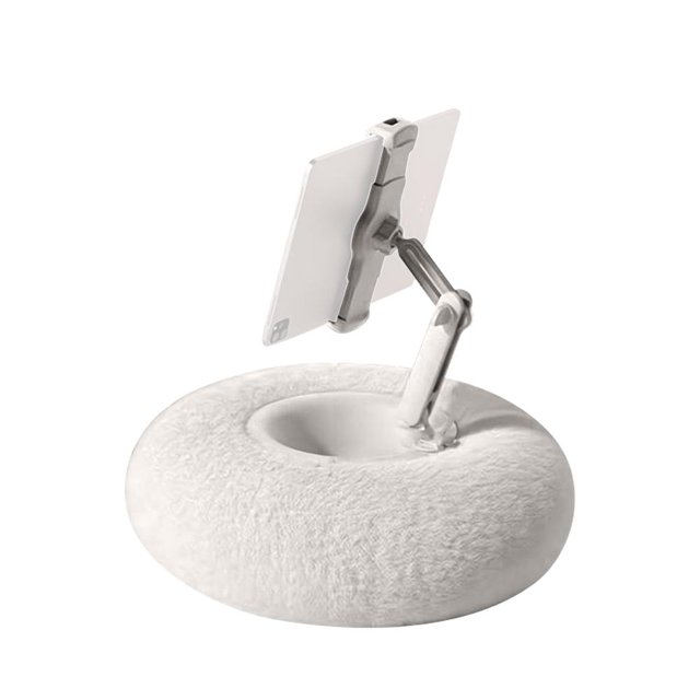 Adjustable Phone Holder with Pillow, Stretchy Chuck, Various Sizes, Bed & Desk Convenience