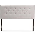 thumbnail image 3 of Baxton Studio Windsor Tufted Full Panel Headboard in Grayish Beige, 3 of 6