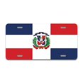thumbnail image 2 of SignMission A-LP-03-180 Plaque d'Immatriculation en Aluminium Drapeau Dominicain, 2 of 4