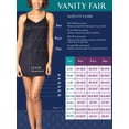 thumbnail image 2 of Vanity Fair Womens Body Foundation Half Slip, M-24 Length, Midnight Black, 2 of 2