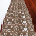 thumbnail image 1 of Paw Collection Contemporary, Cozy, Vibrant and Soft Stair Tread Mats & Rugs, 9'' x 28'', 1 of 7