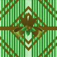 thumbnail image 1 of Ahgly Company Machine Washable Indoor Square Transitional Green Area Rugs, 7' Square, 1 of 7