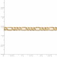 thumbnail image 4 of Leslie's 10K 4.5mm Light Figaro Chain (Weight: 4.32 Grams, Length: 7 Inches), 4 of 4