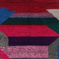 thumbnail image 1 of Ahgly Company Indoor Square Abstract Plum Purple Abstract Area Rugs, 4' Square, 1 of 6
