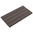 thumbnail image 3 of vidaXL Tuiles de Terrasse 6 Pcs WPC 60x30 cm 1,08 M2 Brun Foncé, 3 of 4