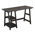 thumbnail image 1 of Convenience Concepts Designs2Go Trestle Desk in Espresso Wood Finish, 1 of 4