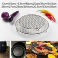 thumbnail image 4 of BUYISI Filet de Barbecue Rond en Acier Inoxydable 15Cm-60Cm avec Pied, Grille de Refroidissement, Support de Barbecue pour Camping Extérieur 30.5cm/, 4 of 7
