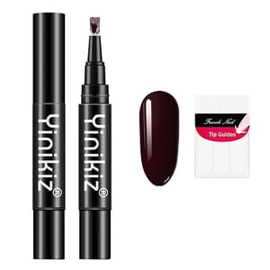 FcBaudy Stylos d'art à ongles, Stylo à ongles polonais, Sting à points Graffiti Nouveau stylo à ongles de gel polonais facile à utiliser avec brillant pour le design d'Art à ongles 18 Couleurs solides 5ml Stylo à ongles