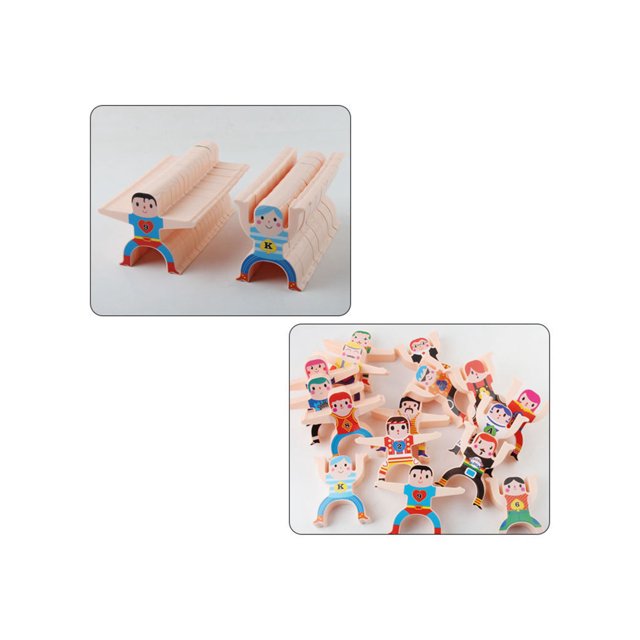 1 Set Hercules Building Blocks Smooth Balance Interlock Toy Hercules Toy Kids Gift Building Stacking Games