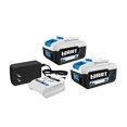 thumbnail image 1 of 20-Volt Lithium-Ion 2-Pack 4.0Ah Batterie et kit de chargeur, 1 of 2