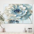 thumbnail image 2 of Designart - Fleur Aquarelle Indigold II - Uvre sur Toile de Ferme, 2 of 2
