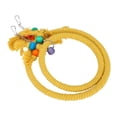thumbnail image 1 of Climbing Toy, Bird Hanging Perches Swings Toy, Non- Cage Accessory For Parrotlet Budgie Cockateil Cockatoo Pet  Yellow, 1 of 8
