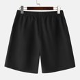 thumbnail image 5 of EOYWHK Cotton Linen Shorts for Men Summer Breathable Workout Gym Shorts Mid Waisted Solid Color Running Swimming Sleeping Shorts, 5 of 5