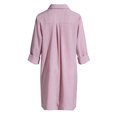 thumbnail image 4 of Chemises en Lin pour Femmes Été Femmes Printemps et Été Col à Revers Uni Coton Lin Robe Boutonnée Décontractée Poche Manches 3/4 Robe Chemise Robe d'Été pour Femmes Aguichant, 4 of 6