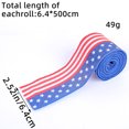 thumbnail image 2 of Leutsin Independence Day Wired Ribbons 197 inchs,Patriotic Wired Edge Ribbons American Stars Pattern Ribbon Natural Burlap Ribbons 4th of July Craft Ribbons Bows for Gift Wrapping Memoria, 2 of 2