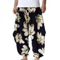 thumbnail image 4 of Birdeem Pantalon Décontracté Mode Rétro Imprimé Taille Mi-Haute pour Hommes, 4 of 9