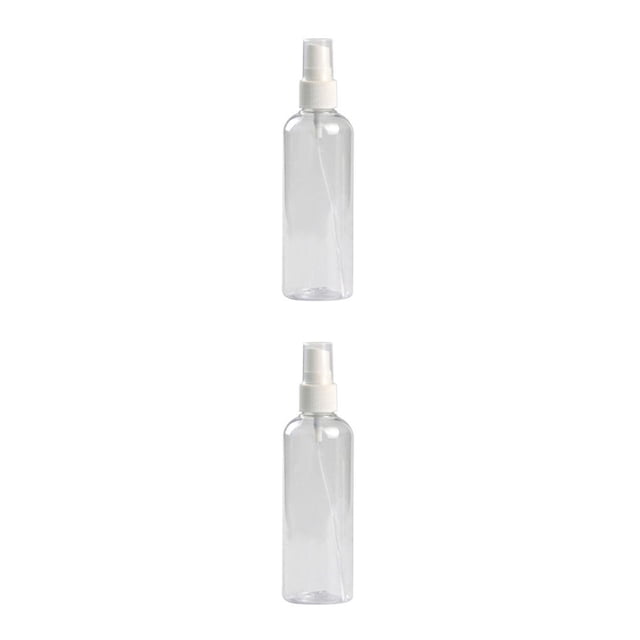 QualitChoice 80ml Portable Travel Transparent Plastic Perfume Empty Small Spray Bottle transparent 120ml 2Set