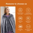 thumbnail image 4 of Cordless Outdoor Throw Blanket, Heated Blanket Battery Operated, Cordless Heated Blanket, Wearable USB Heated Blanket, On The Go Cordless Heated Throw, Portable Cordless Heated Throw Shawl, 4 of 7
