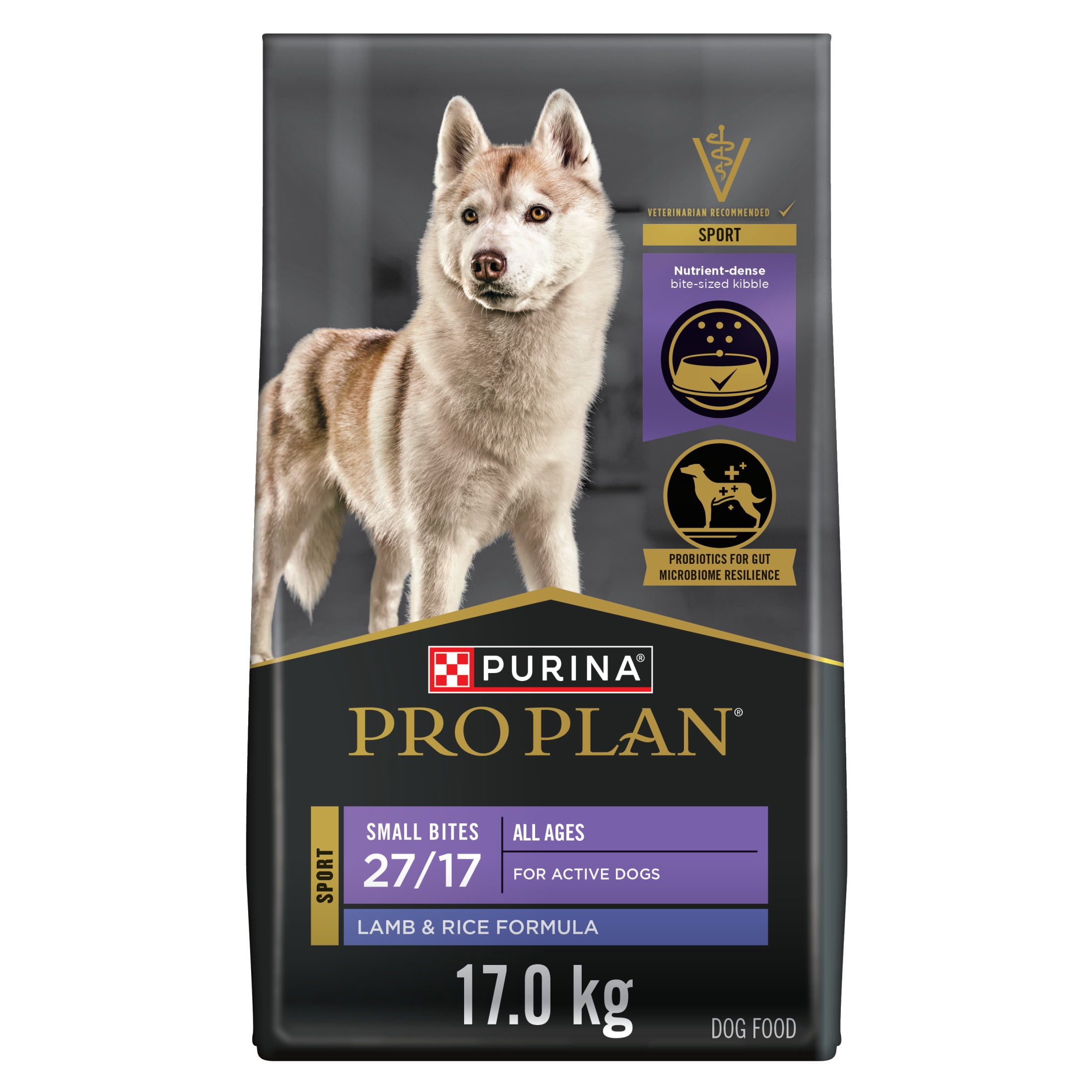 Purina Pro Plan Sport Small Bites 27 Lamb & Rice Formula, Dry Dog Food 17 kg