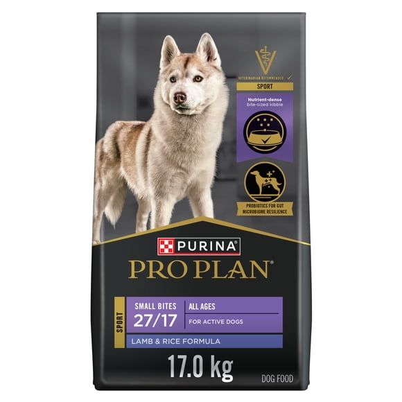 Purina Pro Plan Sport Small Bites 27 Lamb & Rice Formula, Dry Dog Food 17 kg