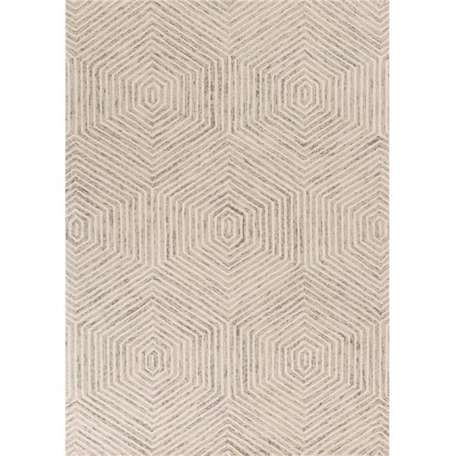 HomeRoots 353369 27 x 45 in. Wool Ivory Area Rug