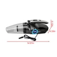 thumbnail image 3 of Special Discount, Carestrong Handheld Household Vacuum Cleaner,Portable Strong Suction Heat Dissipation with LED Lights LCD Display Car Vacuum Cleaner Inflator Pump|ABS,Black,PENDANEM, 3 of 9