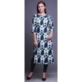 thumbnail image 3 of Bimba Kurtis Droits pour Femmes Longue Robe Kurti Imprimée Haut Indien à Manches 3/4, 3 of 6