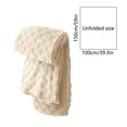 thumbnail image 3 of UsRHHA Thermal Breathable Bed Blanket 150x100cm, All Season Comfortable Machine Washable Throw, Soft Polyester Bedding Cover, 3 of 7