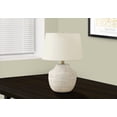 thumbnail image 1 of Monarch Specialties Lighting, 20"h, Table Lamp, Cream Concrete, Ivory / Cream Shade, Modern, 1 of 6