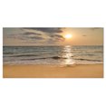 thumbnail image 2 of Design Art - Plage de Sable Tropical Foncé au Coucher du Soleil, 2 of 3