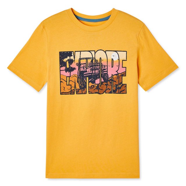 T-shirt avec imprimé graphique et manches courtes George pour garçons