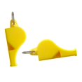 thumbnail image 4 of 2pcs Whistle With Strap For Kayaking Fishing Hiking Camping yellow, 4 of 6