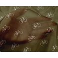 thumbnail image 4 of oneOone Silk Tabby Fabric Bicycle Transport Print Fabric BTY 42 Inch Wide, 4 of 4