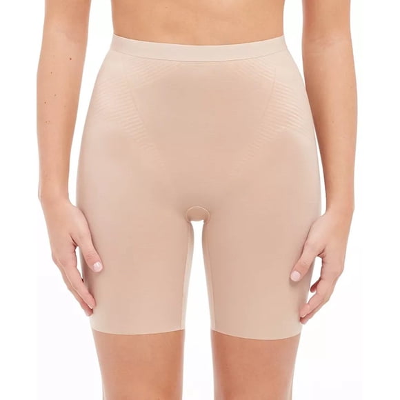 SPANX Mid-Thigh Short - 10234R (Champagne Beige, M)