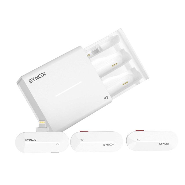 SYNCO P2L 1-Trigger-2 Système de Microphone Sans Fil 2,4G avec 2 *