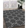 thumbnail image 3 of Ahgly Company Tapis d'Intérieur Lavable en Machine Carré Gris Platine, 3 Pieds Carré, 3 of 7
