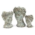 thumbnail image 3 of Woman Head Planter, 3 of 5